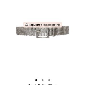 B-Low the Belt Farah Belt in Silver